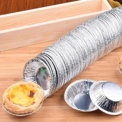 Одноразовая форма для выпечки яичная форма tart Оловянная фольга 250 шт