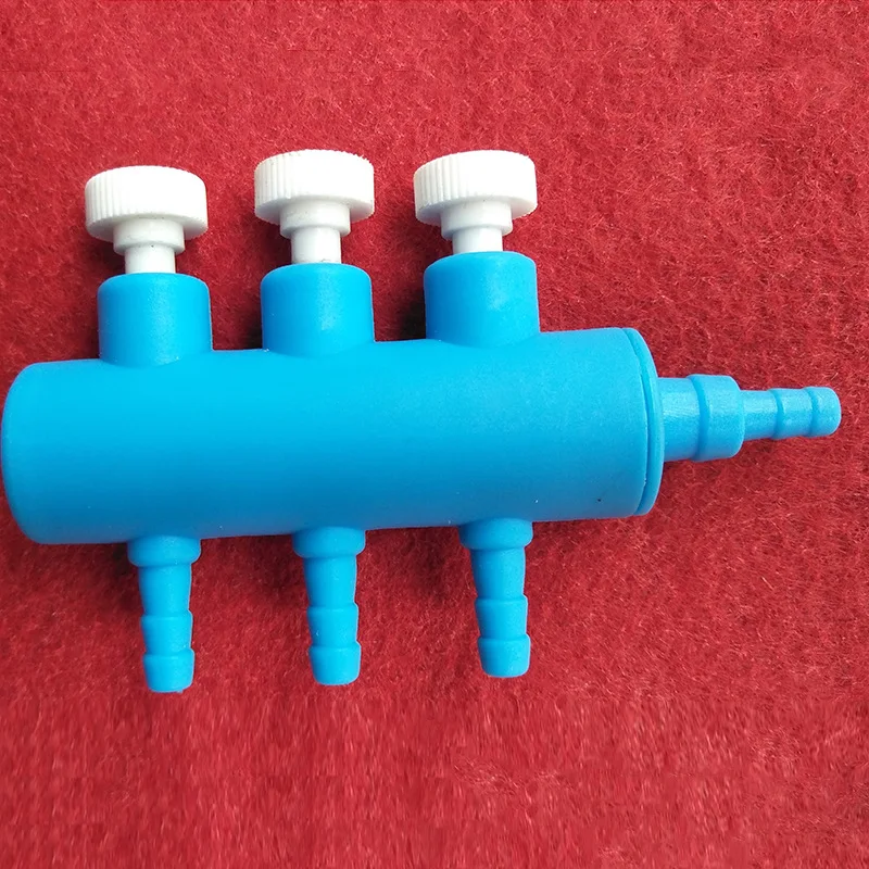 1 шт. 2-6 способов диаметр 5 мм Воздушный сплиттер насоса аквариумный клапан приспособления для аквариума Регулируемый кислородный клапан управления потока 7A2272