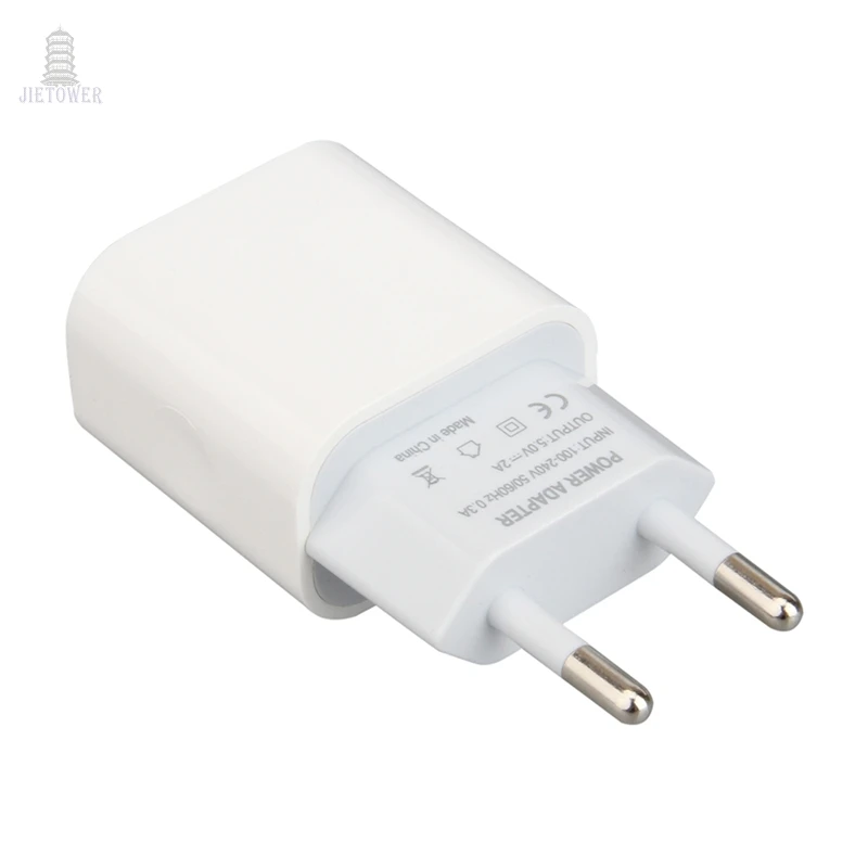 50 шт./лот 2 USB 2usb зарядного устройства мобильный телефон EU зарядное устройство