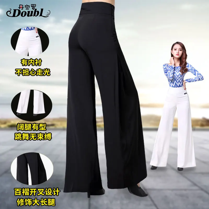 

New woman Ballroom Dance pants Lady's Tango Waltz Dancing costumes female Ballroom Dance Competition pants