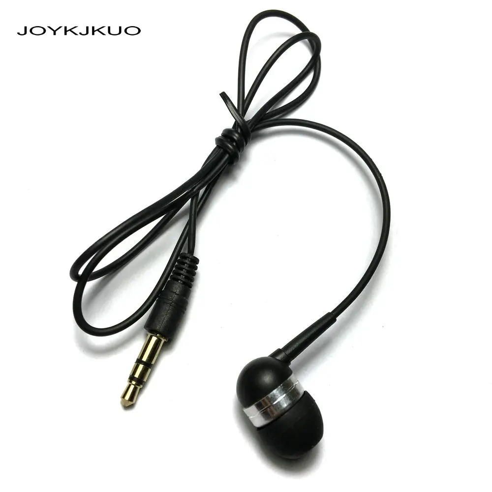 

New Short 50cm Universal 3.5mm Mono Single In-Ear Earbud Earphone Headset for all audio devices