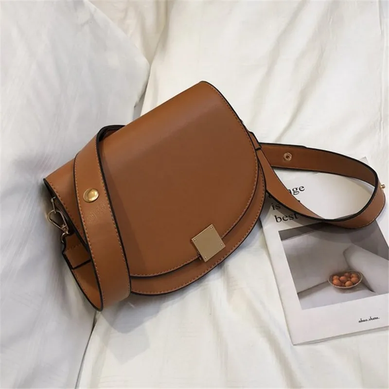 

2019 New Autumn Solid Shoulder Messenger Bags Casual Fashion Women Purses and Handbag Sac A Main