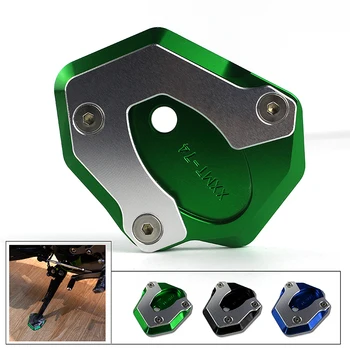 

TMOTORRIDER CNC Aluminum kickstand Footside Side Stand Extension Englarger Plate Pad For kawasaki Z650 Z900 Z 650 900 2017