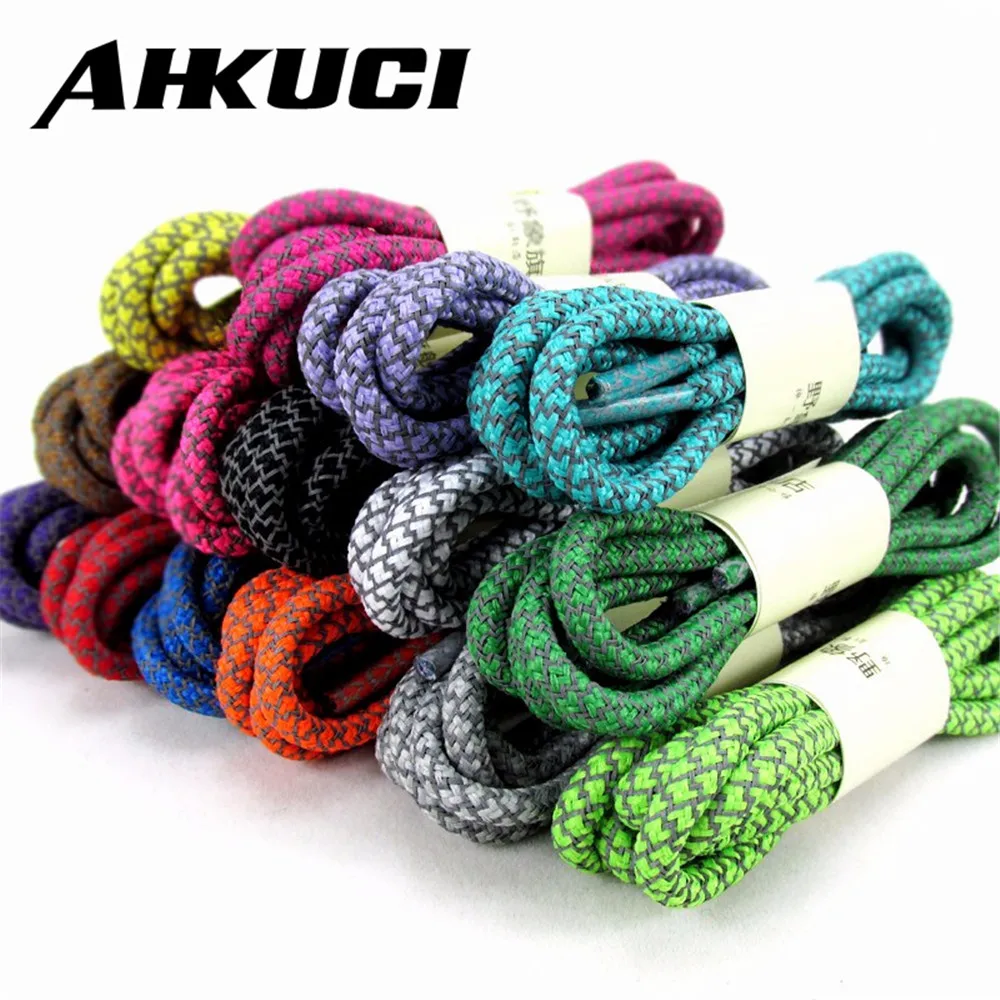 

Reflective Night Runner Shoelaces Athletic Safety Shoelaces Hi Vis Shoestrings Cords 120cm