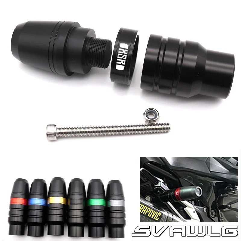 

logo For Yamaha XSR700 XSR900 XSR Motorcycle Falling Protectors Exhaust Frame Slider Anti Crash Pad Protector
