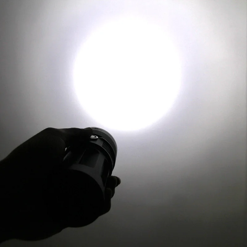 18T6 40000 lumens LED flash light 18 * XM-L T6 LED Flashlight Torch Lamp Light For Hunting Camp Use - 32863838489