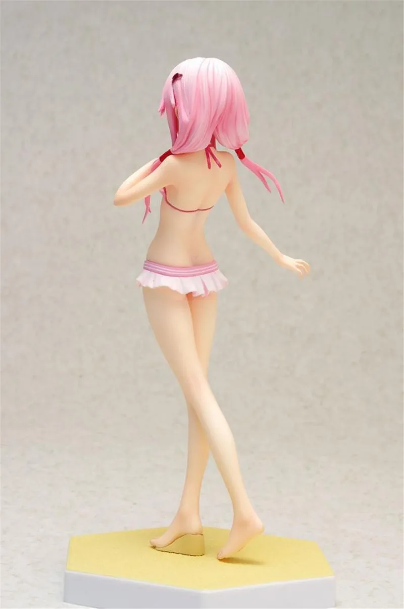 2017 Pop Wave Guilty Crown Yuzuriha Inori PVC Action Figures Toys Anime Sexy Girl in Bikini Figuras Dolls Brinquedos 16cm (2)