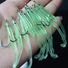 20Pcs 6.8cm1g Rubber Fishing Lures Soft Light Green Luminous Bass Fishing Lures False Bait Grub Swimbait Fishing Lure &191 20Pcs 6.8cm1g Rubber Fishing Lures Soft Light Green Luminous Bass Fishing Lures False Bait Grub Swimbait Fishing Lure &191