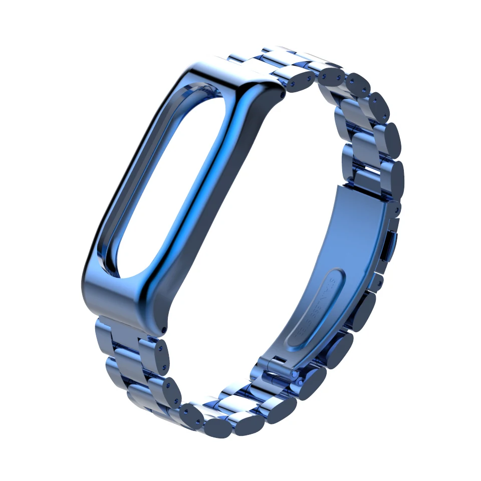  Mijobs Mi Band 2 Wrist Strap Metal Stainless Steel for Xiaomi Mi Band 2 Smart Accessories Bracelet  - 32993067688