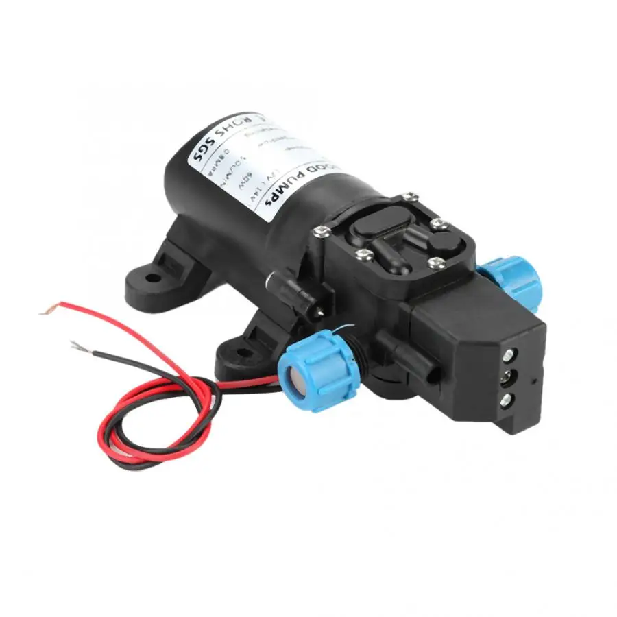

12V/60W Water Pump 5L/Min Micro Diaphragm Pump for Caravan Camping Boat fits 6-10mm inner diameter pipe Universal
