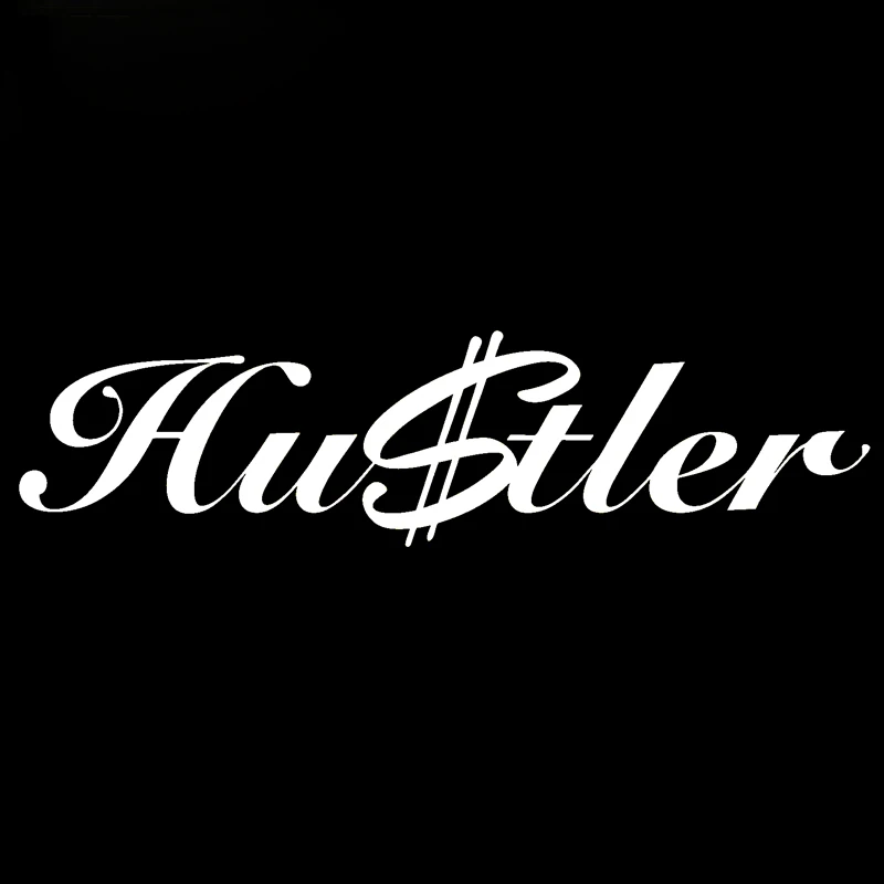 

Hustler Sticker Money Funny Fresh Hip Hop Jdm Drift Dollar Lowered Vinyl Decal Car Styling Car Window Graphics Jdm