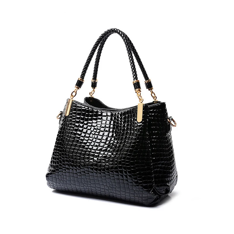 Designer Composite Bag Women Three Piece Suit Luxury Layered font b Handbag b font Classy Crocodile