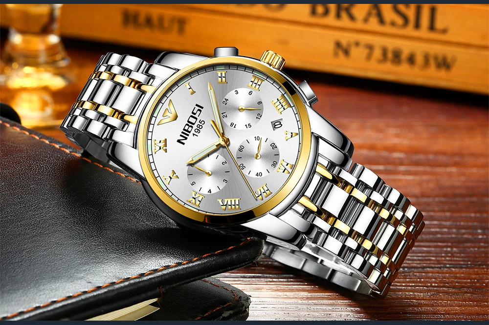 Saat Watch Men Gold Luxury 2017 NIBOSI Full Steel Wrist Watch Brand Dress Mens Watches Blue Uhren Herren Wasserdicht  (11)