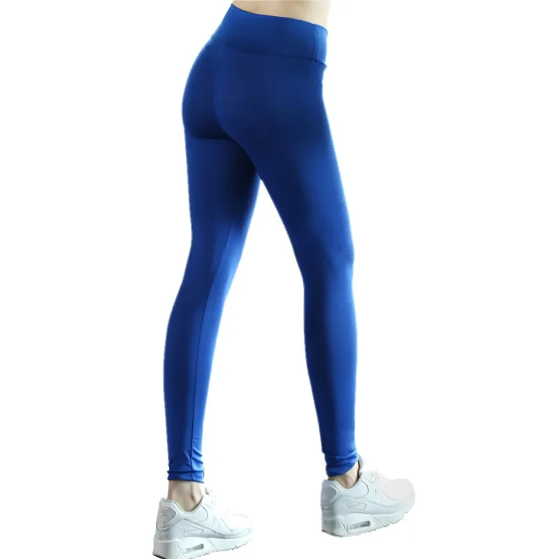 

Women Yoga Pants Sport Leggings Gym Tights 2018 New Candy Color Sexy High Waist Yoga Leggings Sports Fitness Running Trousers