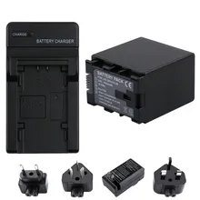 RP 1Pc 4450mAh BN-VG138 Batteries + Charger Kits for JVC Everio GZ-E Series BN-VG121U BN-VG107U BN-VG114 Camcorders