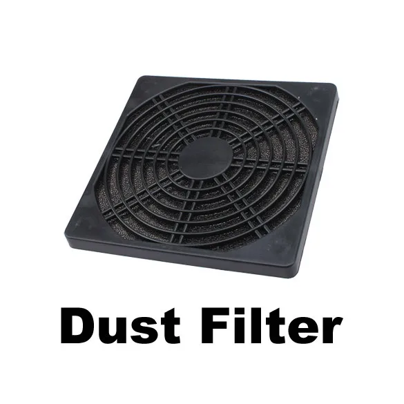 

NEW NEW 120mm Fan Dust Filter Dustproof Screen PC Computer Case Fan Filter Black For 120mm x 120mm PC Case