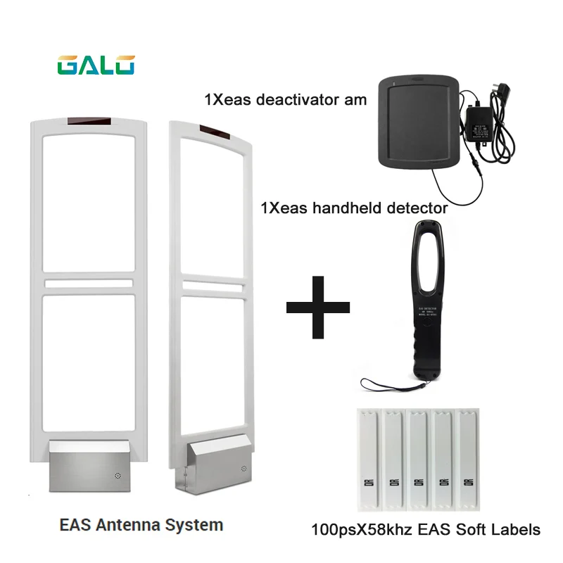 Одежда магазинная сигнализация противоугонной системы ворота 58 khz eas акустомагнитная противокражная электронная система безопасности двери