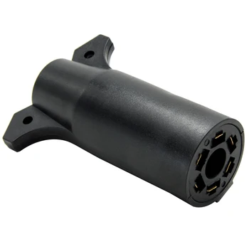 

Waterproof Durable 7 Way Flat Blade Trailer Adapter Plug Connector (T21850M)