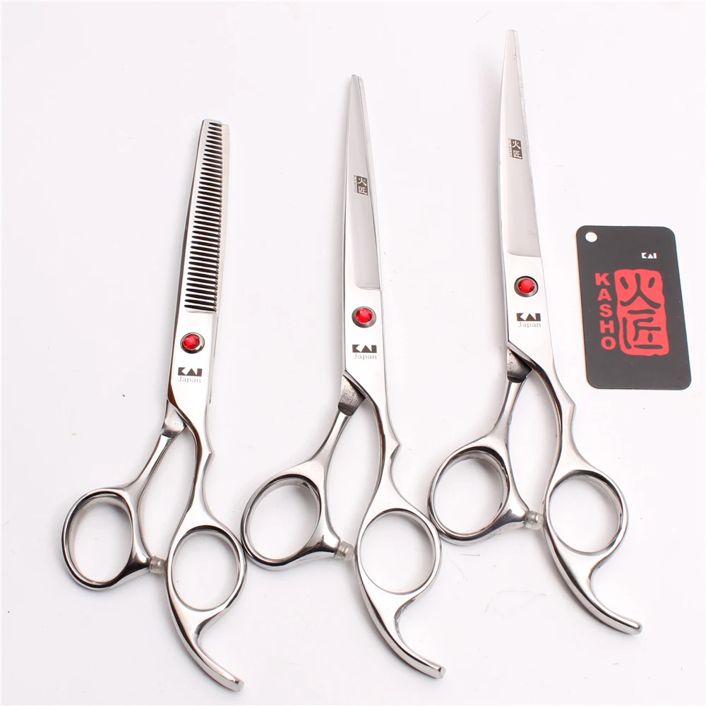 3Pcs Suit 7'' 19.5cm Japan Kasho Cutting Shears +Thinning Shears +UP