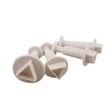 TTLIFE 4 шт./компл. маленький треугольник печенье с мастикой резак торт печать форма для печенья формы для выпечки инструменты для украшения торта