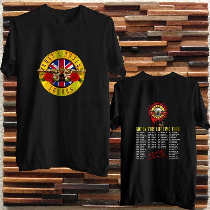 

NEW GNR Guns N Roses London live Tour 2017 NOT IN THIS LIFETIME T-SHIRT