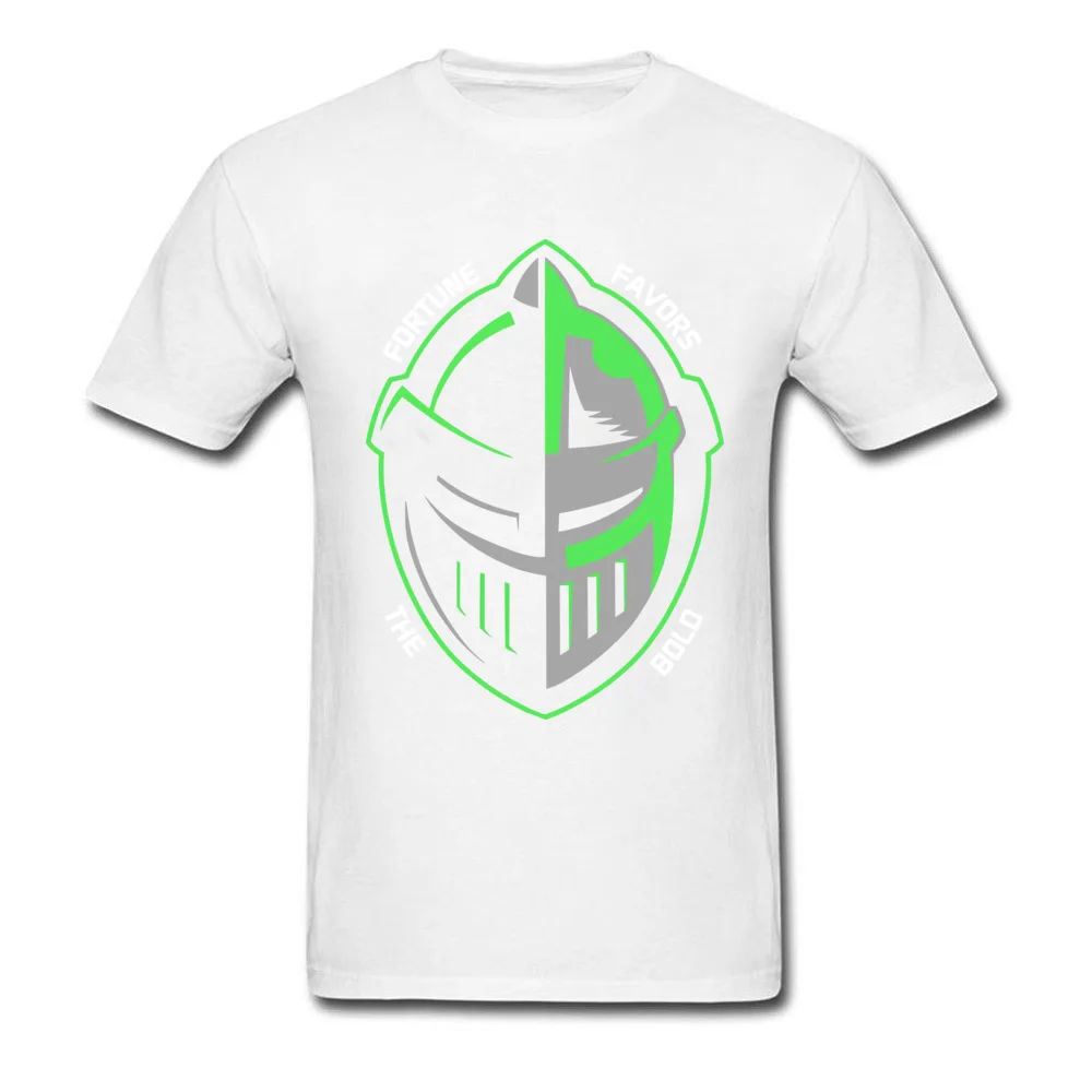 Fortune Favors The Bold 100% Cotton T-shirts for Men Short Sleeve Tops Tees Coupons NEW YEAR DAY Crewneck Tops T Shirt Normal Fortune Favors The Bold white