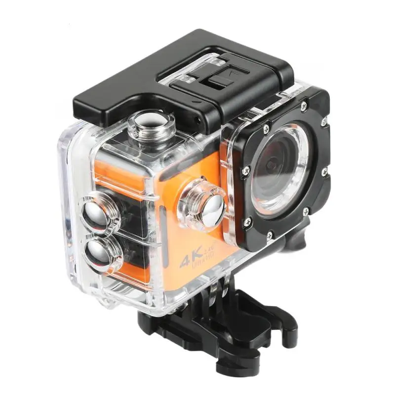 

UHD 4K Gyro Anti-shake WiFi Control Angle Lens 30m Waterproof 2inch Screen Built-in 1050mAh Battery Remote Sport DV Camera