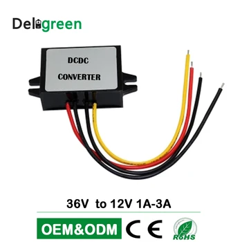 

36V 48V to 12V 1A 2A 3A 4A 5A 8A 10A 15A 20A 25A 30A 50A 60A DC DC Converter Regulator Car Step Down Reducer Buck converter