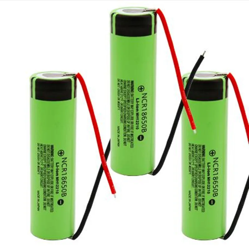 4-20 шт NCR18650B 3,7 V 3400 MAH 18650 перезаряжаемый литиевый аккумулятор для Panasonic Фонарь Батареи+ fios DIY