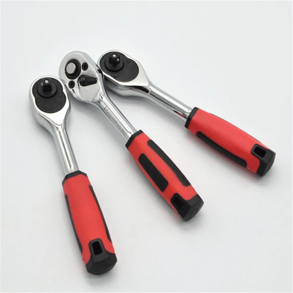 

ZLinKJ 1Pcs 1/4" High Torque Ratchet Wrench for Socket 72 Teeth Cr-v Quick Release Professional Hand Tools A Type