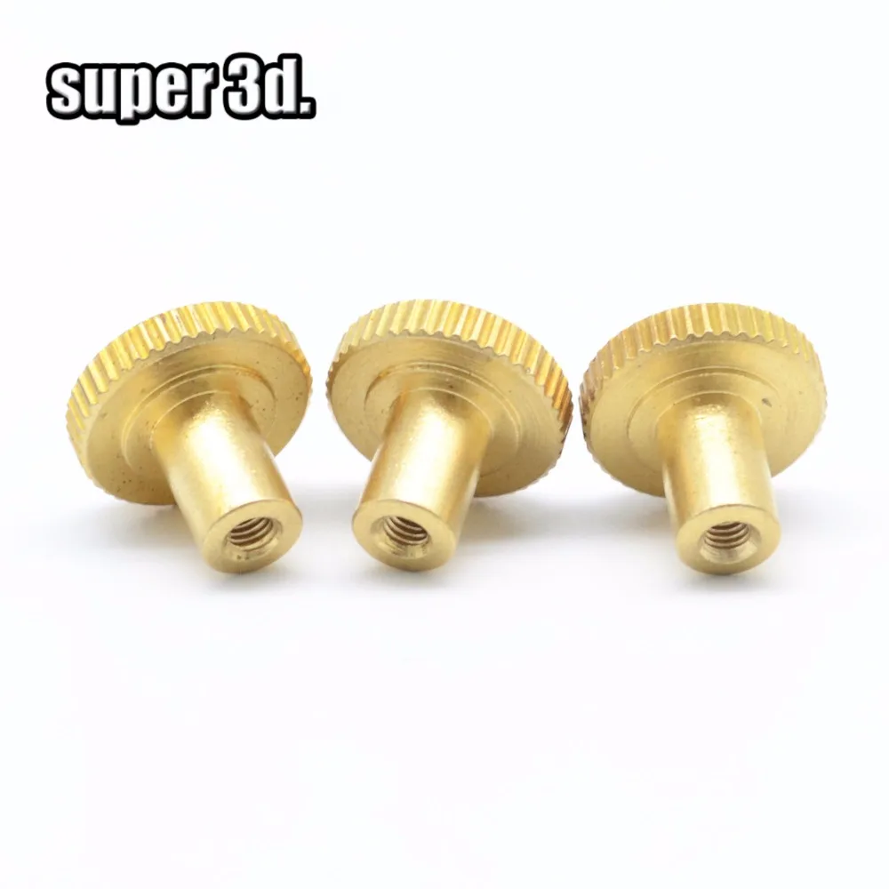 

3pcs Ultimaker 2 DIY print base plate M3 knurled nut platform for 3D Printer Heated Bed