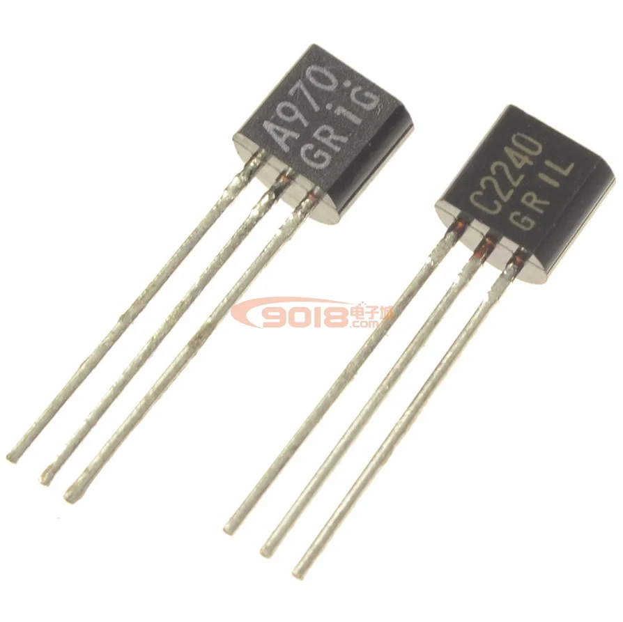 100pcs 2SA970 2SC2240 (50PCS* A970 +50PCS* C2240 ) TO 92 Bipolar ...