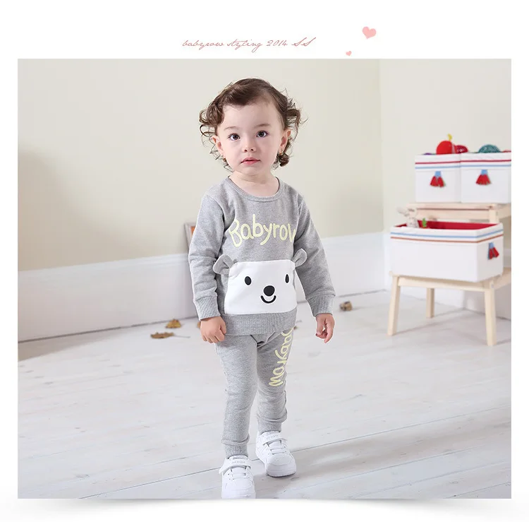 Anlencool/ г. Ограниченная серия, жилет в стиле панк roupas infantil Meninas Bear, одежда для малышей хлопковый стрейчевый костюм осенний комплект, брендовая одежда