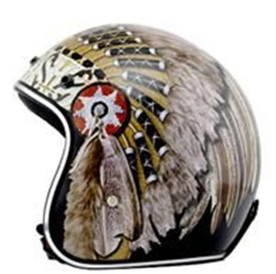 

INDIA Vintage motorcycle helmet open face helmet DOT approved half helmet Retro moto casco capacete motociclistas capacete