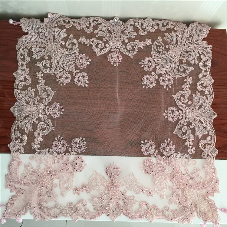 Розовая Марля Элегантная вышивка настольная дорожка пасторальная ткань чайная скатерть, Роскошный Коврик для стола покрытие для украшения стола