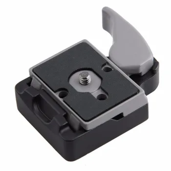 

Camera 323 Quick Release Clamp Adapter for Manfrotto 200PL-14 Compat Plate 496RC 498RC2 804RC2 Aluminum Alloy 3/8 1/4
