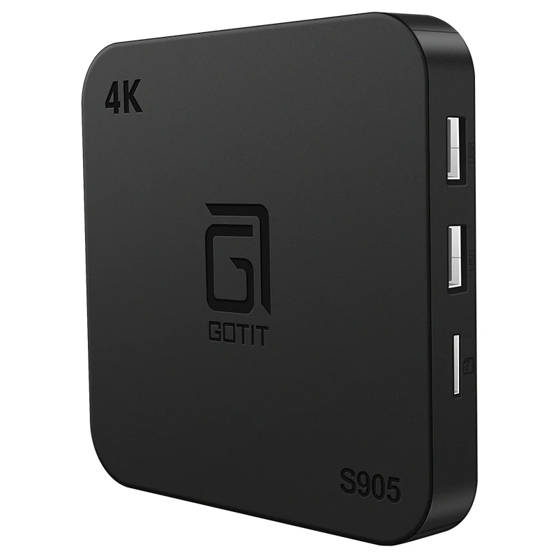 ТВ приставка GOTIT S905 Android 7 1 ГБ/8 ГБ 2 ГБ/16 Amlogic S905W 64 бит четырехъядерный HD 4K