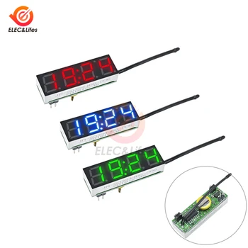 

3 In 1 LED DS3231 Digital Voltmeter Clock Temperature Voltage Module DIY Time Thermometer Control Board DC 5V-30V Replace R8025