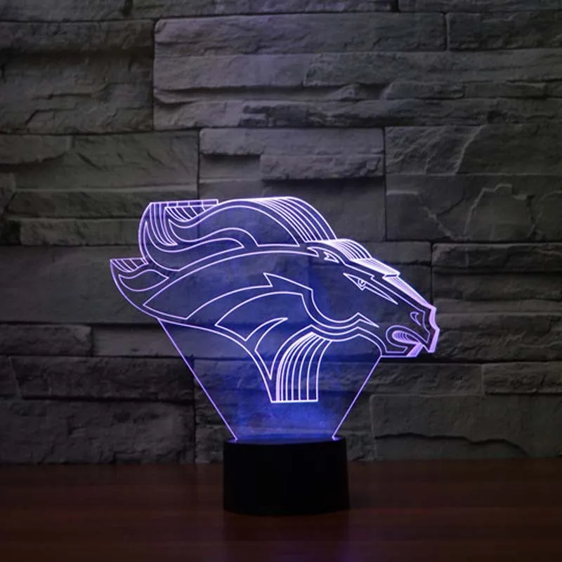 3D ночник животных Цвет изменение Night Light электрической розетке