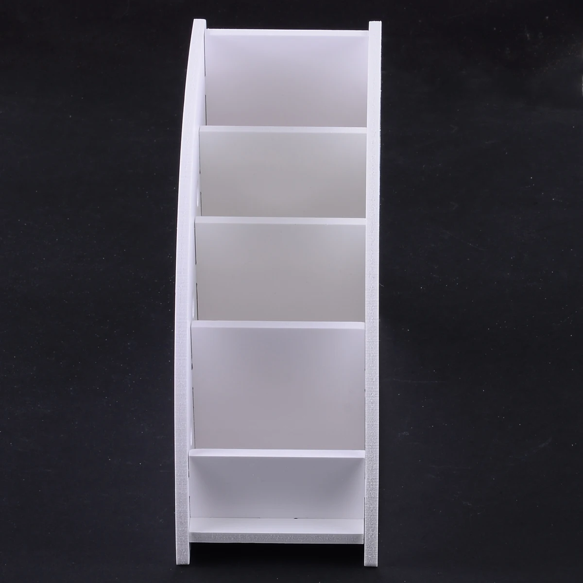 1pc White Remote Control Holder Pens Phone  Storage Box Rack Desk Organizer For Home Office Container