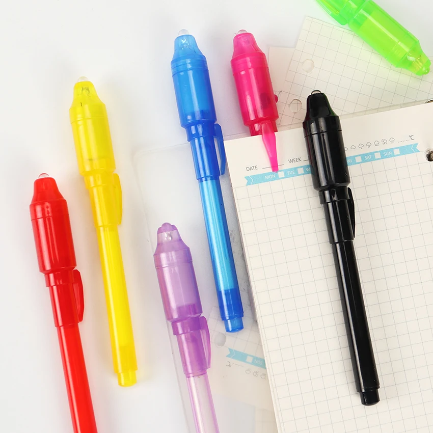 Ультрафиолетовый фломастер. Невидимая ручка. Ультрафиолетовый фломастер. Ультрафиолетовый фломастер. Невидимый ультрафиолетовый маркер.