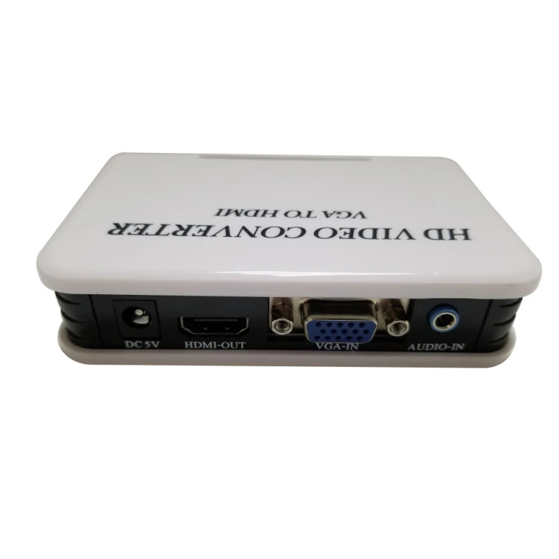  Audio VGA a HDMI HD HDTV 1080 P Video Converter Box Adattatore per il Computer portatile Del PC Not
