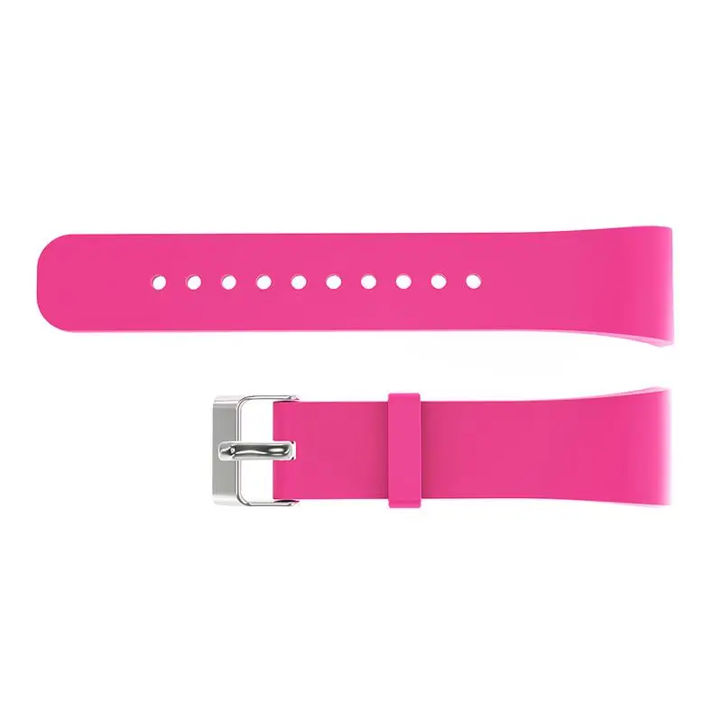 Hot Pink 21 см Большой размер силиконовые часы ремешок замена ремешок для samsung gear Fit2 Pro R360 R365 R366 Смарт часы - Цвет: Hot Pink
