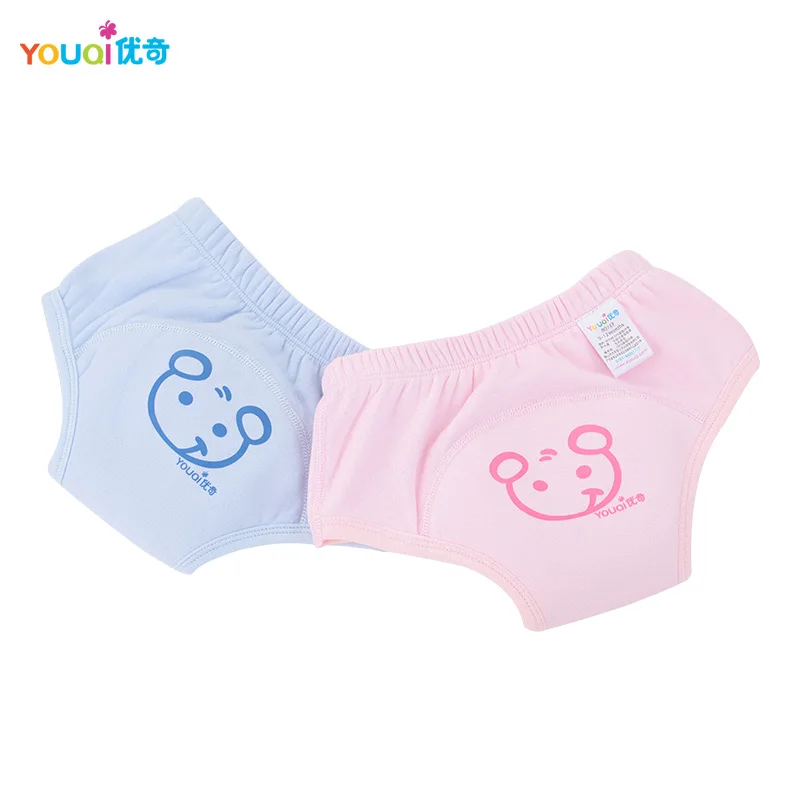 

2Pcs/Lot Baby Diapers Cartoon Baby Training Pants Girl Boy Waterproof Diaper Pant Toddler Panties New Underwear Reusable Nappies