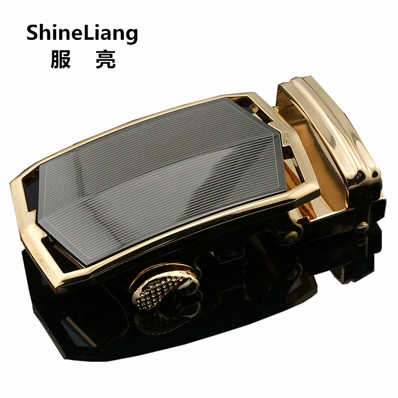 

Shineliang 2018 automatic belt buckle for men High quality alloy material Adaptation width 3.5CM Designers fashion brand male