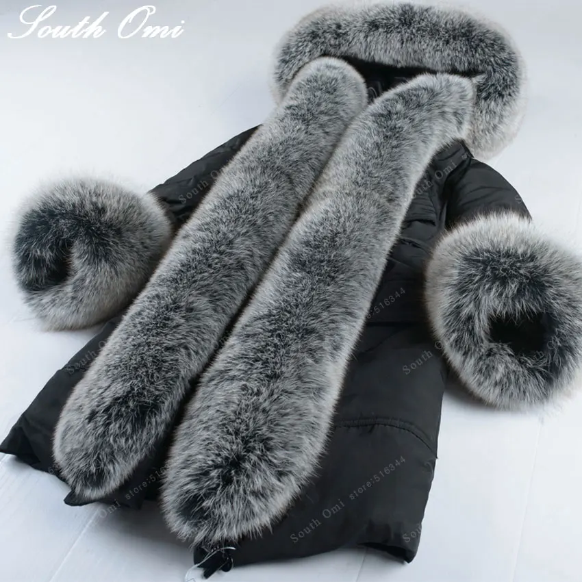 2015 Winter Fur Coat Women Leather Down Jackets Suede Long