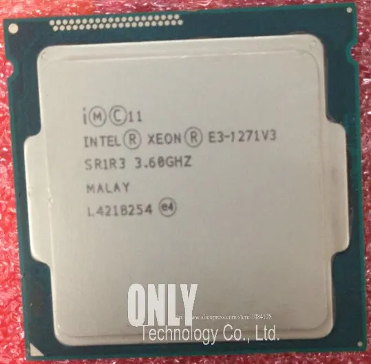 Процессор Intel Xeon E3-1271V3 3,60 GHz 8M LGA1150 четырехъядерный настольный E3-1271 V3 процессор E3 1271V3