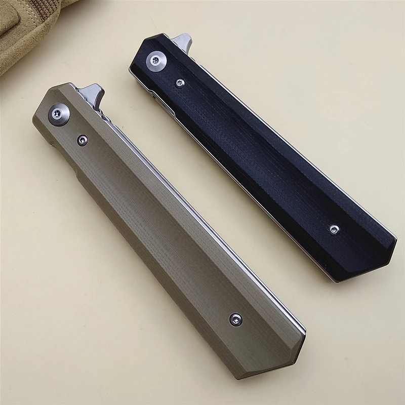  KESIWO folding knife pocket 9cr18mov blade G10 handle tactical camping hunting survival knives flip