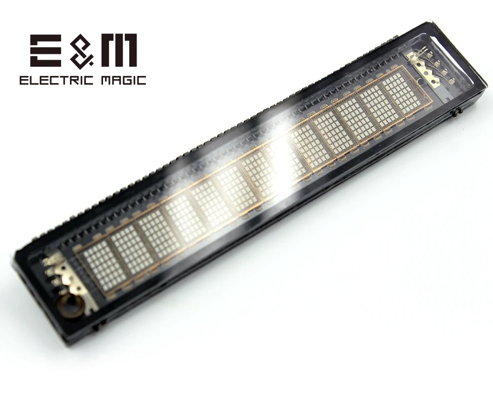 E & M HL DB076W VFD экран 13 бит 5x7 модуль 55 Pin 110 2*20 5*6 5 вакуумный флуоресцентный дисплей