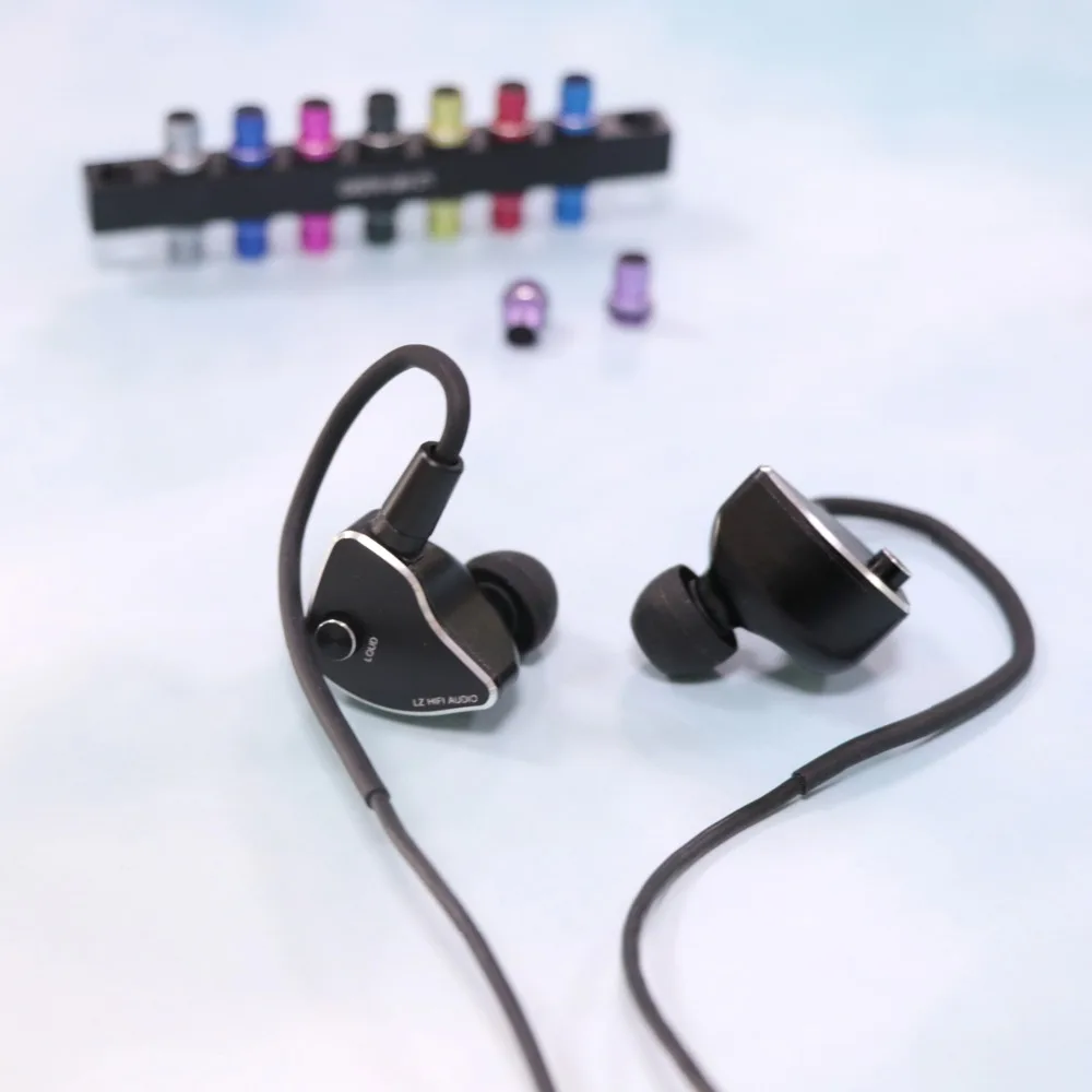LZ A6 Tri Hybrid 4 Way 6 драйверов наушники в ухо с DD + 4BA пьезоэлектрический Suppertweeter MMCX/0 78 мм